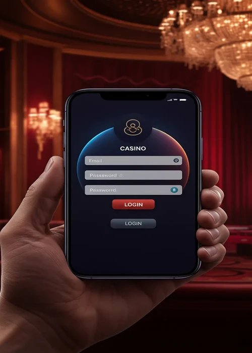 Schermata del login di Winorama casino